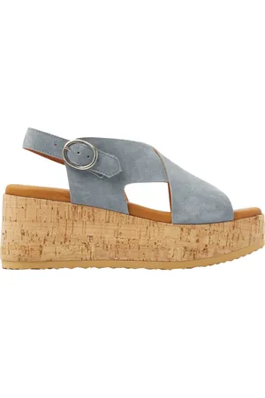 VIA VAI Sko, Dame, Blå, 41 EU, Uld, Sissel Raise Sandaler