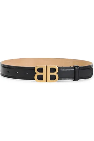 Balenciaga Tilbehør, Dame, Sort, 75 CM, Uld, Blød Sort Bælte til Stilfuldt Look