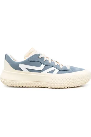 BRANDBLACK Sko, Herre, Blå, 42 1/2 EU, Læder, Blå Flade Sko Læder Stof Gummi
