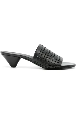 Proenza Schouler Sko, Dame, Sort, 38 EU, Læder, Perforerede Mules