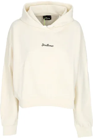 DISCLAIMER Sweathshirts & Hoodies, Dame, , S, Bomuld, Logo Crop Hoodie Let Sweatshirt