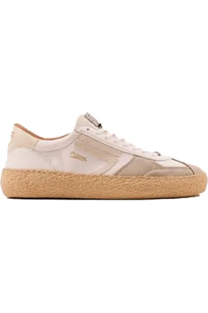 Puraai Sko, Dame, Hvid, 36 EU, Læder, Klassiske hvide veganske lædersneakers