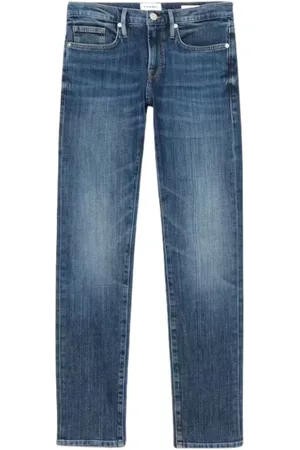 Frame Jeans, Herre, Blå, W38, Bomuld, Slim Straight Leg Jeans