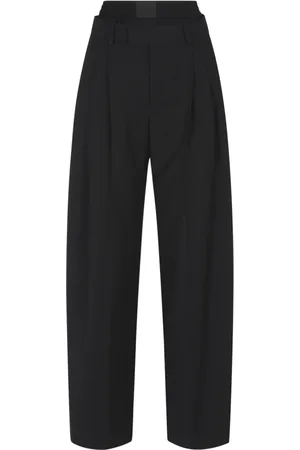 Alexander Wang Bukser, Dame, Sort, 3XS, Sorte Plisserede Boxer Bukser
