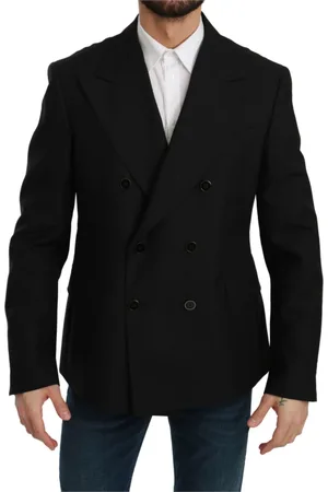 Dolce & Gabbana Jakke, Herre, Sort, 2XL, Uld, Elegant Sort Formel Blazer
