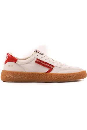 Puraai Sko, Herre, Flerfarvet, 43 EU, Rød Mesh Sneakers