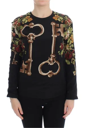 Dolce & Gabbana Bluser & Skjorter, Dame, Sort, 3XS, Uld, Blouses