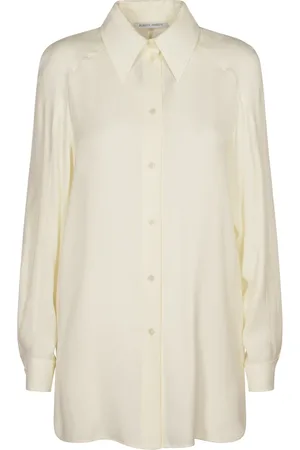 Alberta Ferretti Bluser & Skjorter, Dame, Hvid, XS, Hvid Elegant Kjole