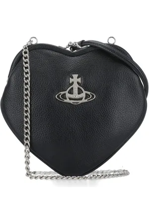 Vivienne Westwood Taske, Dame, Sort, ONE SIZE, Læder, Sort Syntetisk Læder Pung med Orb Logo