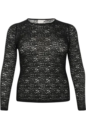 Kaffe Top, Dame, Sort, M, Blonde T-shirt Top Sort Dyb