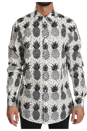 Dolce & Gabbana Skjorte, Herre, Flerfarvet, XS, Bomuld, Casual Bluser