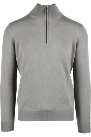 KANGRA CASHMERE Strik, Herre, Grå, 3XL, Cashmere, Luksus Merino Silke Cashmere Sweater