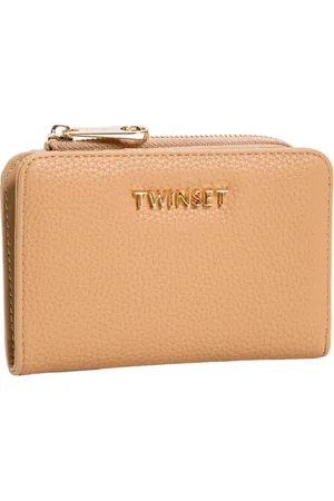 Twin-Set Tilbehør, Dame, , ONE SIZE, Læder, Lille pung med snap lukning