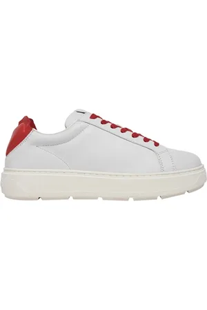Moschino Sko, Dame, Rød, 38 EU, Farverige Sneakers til Kvinder