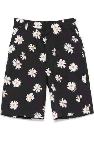 Moschino Shorts, Herre, Sort, XL, Sorte bukser med knaplukning