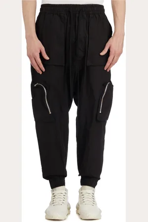 THOM KROM Bukser, Herre, Sort, XL, Bomuld, Bomuld Jogger Bukser