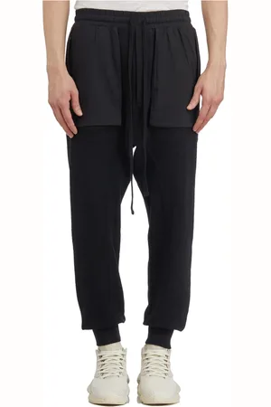 THOM KROM Bukser, Herre, Sort, XL, Bomuld, Bomuld Jogger Bukser
