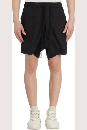 THOM KROM Shorts, Herre, Sort, M, Bomuld, Lavskridt bomuld Bermuda shorts