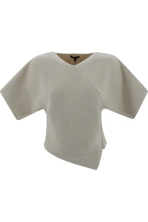 Soeur Strik, Dame, Hvid, XS, Bomuld, Hvid Bomuld V-Hals Sweater