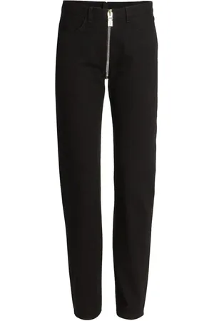 Givenchy Jeans, Dame, Sort, W27, Denim, Denim Moto Zip Jeans