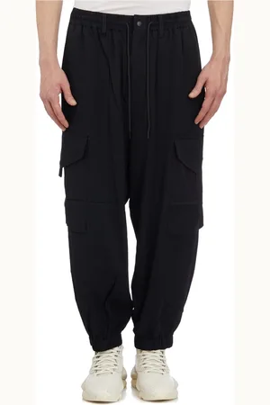 Y-3 Bukser, Herre, Sort, S, Rayon, Rayon Jogger Bukser