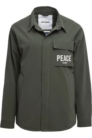 Stutterheim Jakke, Herre, Grøn, M, Mat Vinter Overshirt