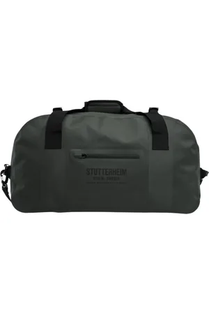 Stutterheim Taske, unisex, Grøn, ONE SIZE, Uld, Vandtæt Duffel Taske med Frontlomme