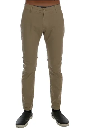 D.A. Daniele Alessandrini Bukser, Herre, , W30, Bomuld, Slim Fit Chinos til sofistikeret stil