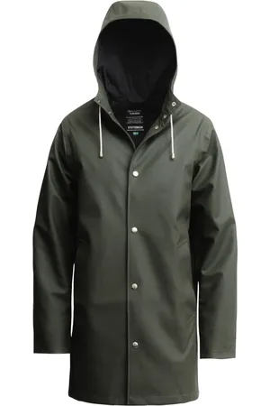 Stutterheim Jakke, Herre, Grøn, XS, Bomuld, Arholma Regnfrakke