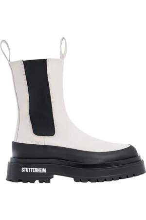 Stutterheim Sko, Dame, , 40 EU, Læder, Chunky Læder Highwalker Støvler