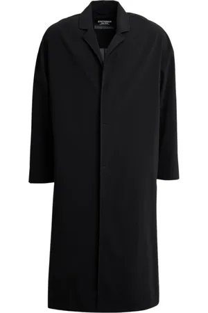 Stutterheim Jakke, Herre, Sort, M, Mat Vandtæt Lang Regnfrakke