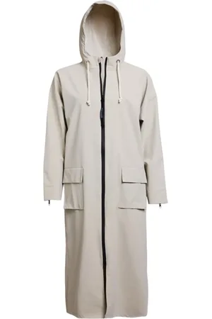 Stutterheim Jakke, Dame, , L, Bomuld, Mat Lang Regnfrakke med Aqua Guard Lynlås
