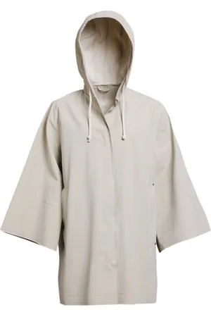 Stutterheim Jakke, Dame, , M, Bomuld, Mat Regnfrakke med Klokkeærmer