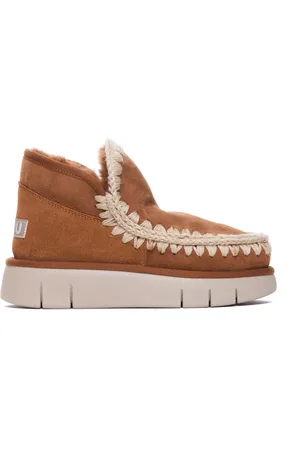 Mou Sko, Dame, Brun, 39 EU, Uld, Brun Sneakers