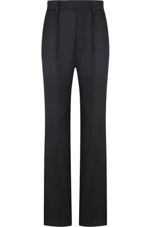 Vivienne Westwood Bukser, Dame, Sort, XS, Antracitgrå Plissering Detaljer Bukser