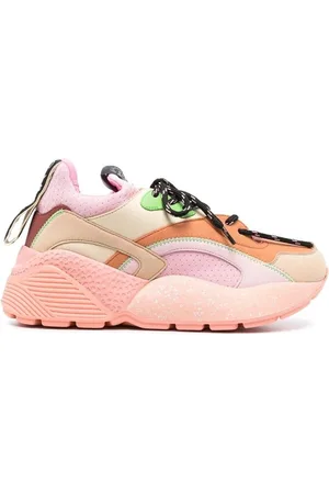 Stella McCartney Sko, Dame, Flerfarvet, 36 EU, Eclypse Sneakers Blokfarveeffekt Kvinder