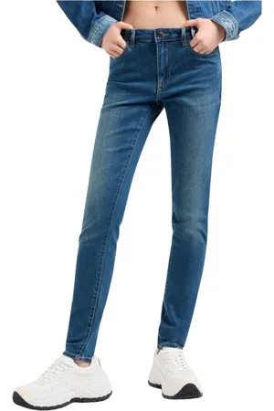 Armani Exchange Jeans, Dame, Blå, W26, Bomuld, Super Skinny Bomuld Stræk Jeans - Blå