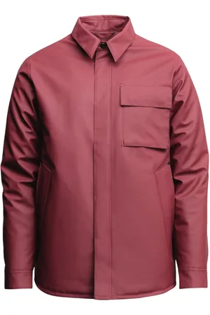 Stutterheim Jakke, Herre, Rød, XS, Vandtæt Vinter Overshirt Jakke