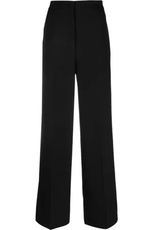 BLANCA Bukser, Dame, Sort, L, Polyester, Palazzo Bukser med Lommer og Bælte