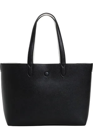 Twin-Set Taske, Dame, Sort, ONE SIZE, Uld, Omvendt Tote Taske med Aftagelig Pung