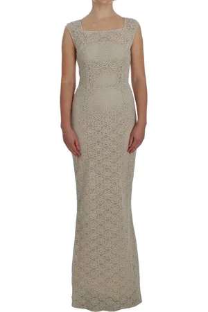 Dolce & Gabbana Kjole, Dame, , XS, Bomuld, Elegant blomstret maxikjole i