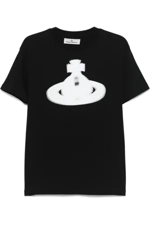Vivienne Westwood Top, Herre, Sort, XL, Sort Crew Neck T-shirts og Polos