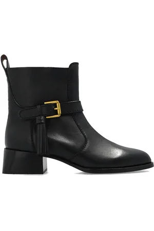 See by Chloé Sko, Dame, Sort, 36 EU, Læder, Lory Læder Ankelstøvler