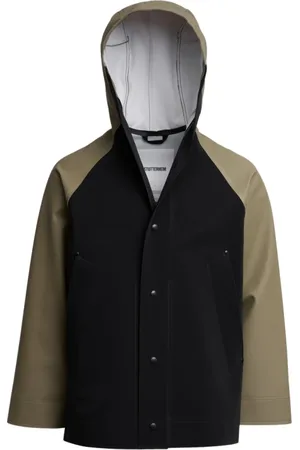 Stutterheim Jakke, Herre, Sort, M, Vejrbestandig hættetrøje