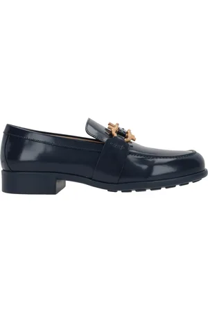 Bottega Veneta Sko, Dame, Blå, 36 EU, Læder, Læder Loafer Sko Lavet i Italien