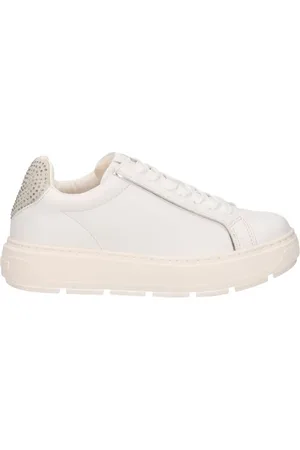Moschino Sko, Dame, Hvid, 37 EU, Uld, Hvide Sneakers til Kvinder