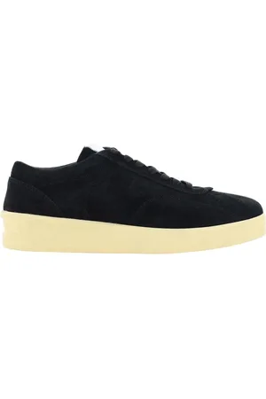 Jil Sander Sko, Herre, Sort, 41 EU, Læder, Lædersneakers med perforeret detalje