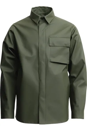Stutterheim Jakke, Herre, Grøn, XS, Vandtæt Overshirt til Mænd
