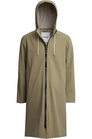 Stutterheim Jakke, Herre, Grøn, S, Uld, Letvægts Mat Parka til Mænd
