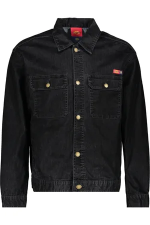 Dickies Jakke, Herre, Sort, L, Denim, Klassisk Denim Jakke
